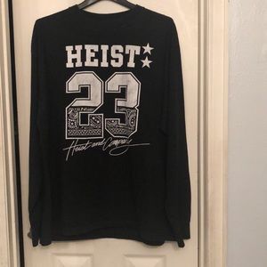 Heist Black Long Sleeve Sweatshirt